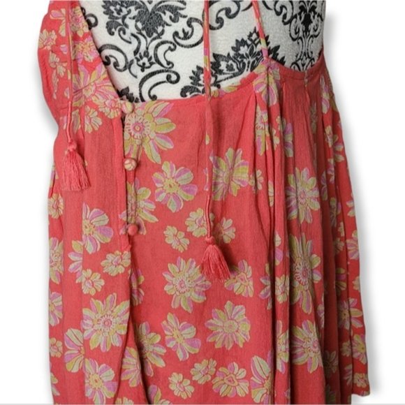 Free People Indigo Molly Floral Tunic size medium - Picture 4 of 13